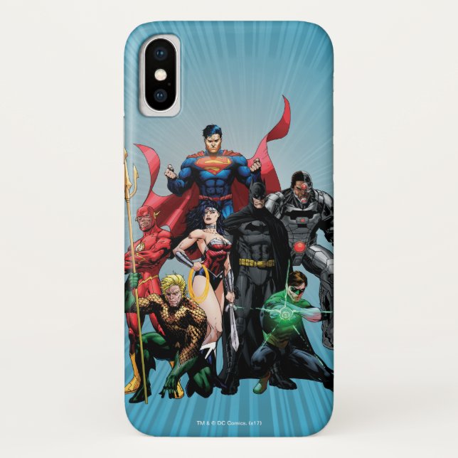 Capa Para iPhone, Case-Mate Liga da Justiça - Grupo 2 (Verso)