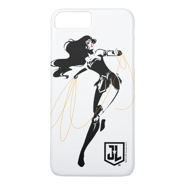 Capa Para iPhone, Case-Mate Liga da Justiça | Mulher Maravilha Com Pop de Laço (Verso)