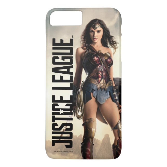 Capa Para iPhone, Case-Mate Liga da Justiça | Mulher Maravilha Em Battlefield (Verso)