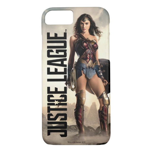 Capa Para iPhone, Case-Mate Liga da Justiça | Mulher Maravilha Em Battlefield (Verso)