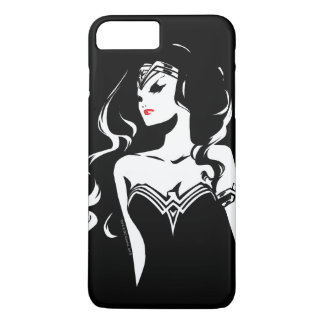 Capa iPhone 8 Plus/7 Plus Liga da Justiça | Mulher Maravilha Noir Pop Art