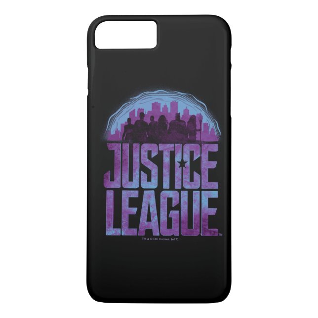 Capa Para iPhone, Case-Mate Liga da Justiça | Silhouette da Liga da Justiça (Verso)