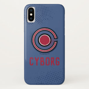 Capa Para iPhone Da Case-Mate Liga da Justiça  Símbolo Cyborg de pincel e meio