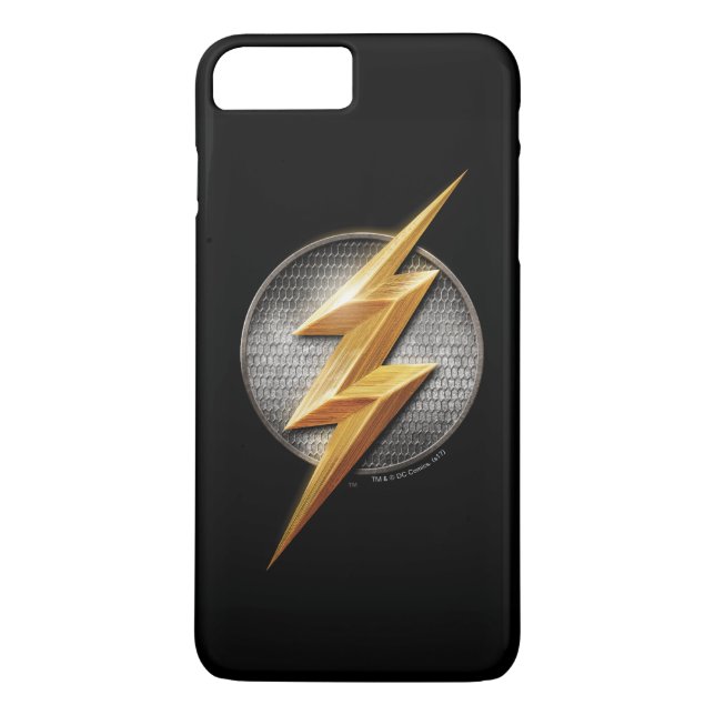 Capa Para iPhone, Case-Mate Liga da Justiça | Símbolo de Bolt Metálico Flash (Verso)