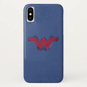 Capa Para iPhone X Liga da Justiça  Símbolo de Mulher Maravilha esc