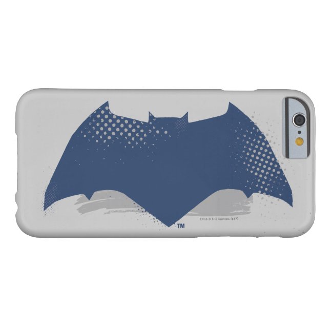 Capa Para iPhone, Case-Mate Liga da Justiça | Símbolo Pincel e Batman de Meio- (Verso Horizontal)