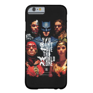 Capa Barely There Para iPhone 6 Liga da Justiça   Você não pode salvar o mundo soz