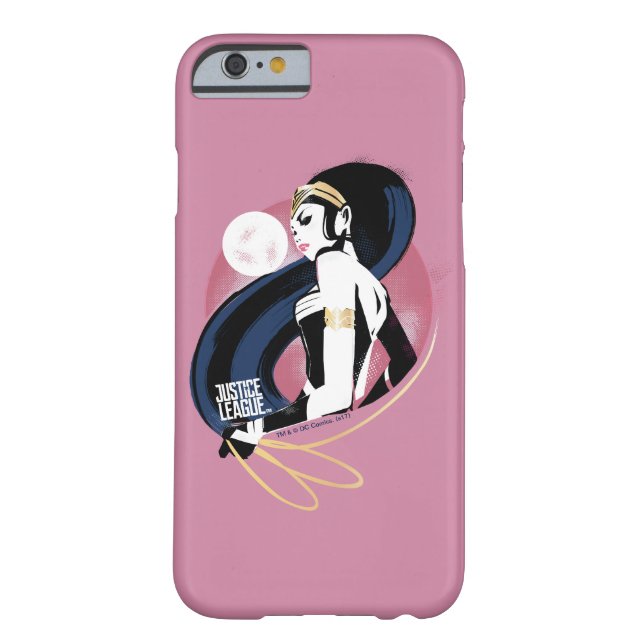 Capa Para iPhone, Case-Mate Liga da Justiça | Wonder Profile Pop Art (Verso)