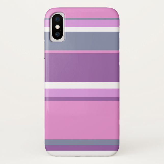 Capa Para iPhone, Case-Mate Lilac stripes (Verso)