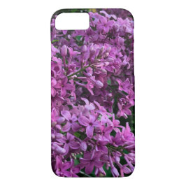Capa iPhone 8/ 7 Lilases roxos cor-de-rosa | fotografia floral rosa