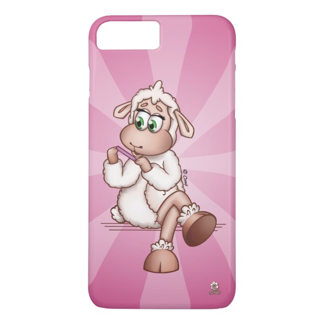 Capa Para iPhone, Case-Mate Lilly os carneiros nos termas do Manicure - cobrir (Verso)