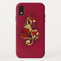 Limpeza de ouro com Flores Rosa