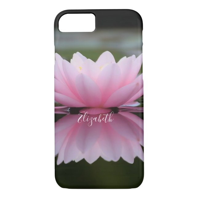 Capa Para iPhone, Case-Mate Linda Flor De Lotus, Zen- Personalizada (Verso)