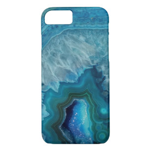 Capa iPhone 8/ 7 Linda Pedra Azul-Teal