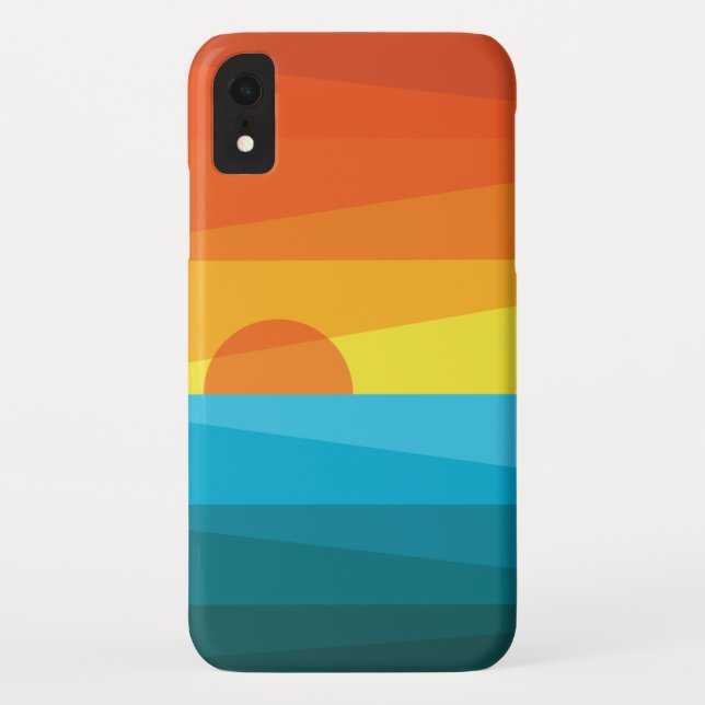 Capa Para iPhone, Case-Mate Lindas ondas solares e marítimas (Verso)
