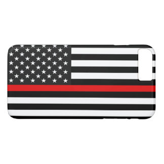 Capa Para iPhone Da Case-Mate Linha vermelha fina bandeira americana