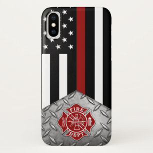 Capa Para iPhone Da Case-Mate Linha Vermelha fina de bombeiro