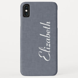 Capa Para iPhone Da Case-Mate Linhagem de Cinza Azul Moderna