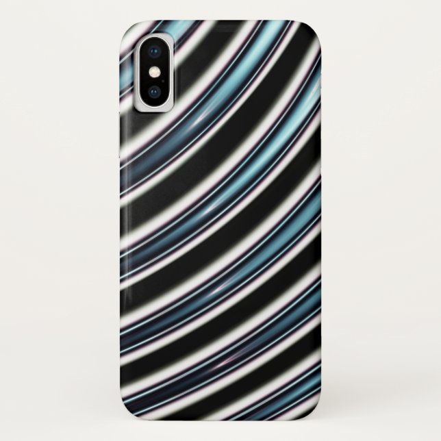 Capa Para iPhone, Case-Mate Linhas curvadas perto acima de um Fractal (Verso)