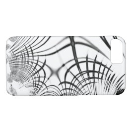Capa iPhone 8/ 7 Linhas de cinza cruzadas nos lembram desenhos de g