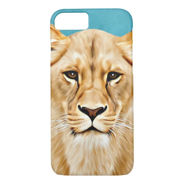 Capa Para iPhone, Case-Mate Lioness Retrait Painting Wild Life Dons (Verso)