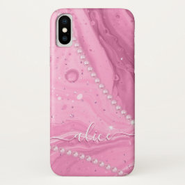 Capa Para iPhone Da Case-Mate Líquido cor-de-rosa com poços