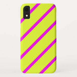 Capa Para iPhone Da Case-Mate Listras amarelas neon e rosa vibrante
