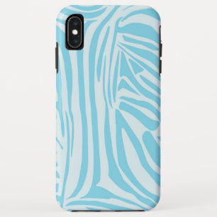 Capa Para iPhone Da Case-Mate Listras de Zebra Azuis e Brancas em Negrito
