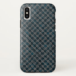 Capa Para iPhone Da Case-Mate Listras esquisitas, salgadas ou inclinadas, azulad