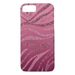Capa iPhone 8/ 7 Lítima de Zebra Rosa