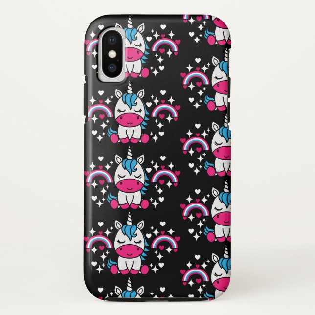 Capa Para iPhone, Case-Mate Little Girls Unicorn Pony (Verso)