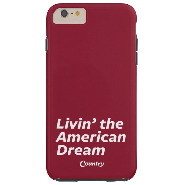 Capa Para iPhone, Case-Mate Livin o sonho americano (Verso)