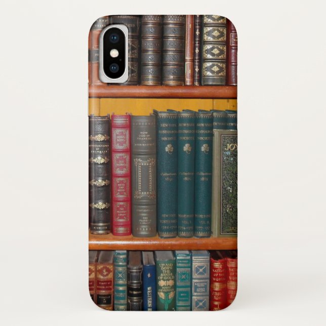 Capa Para iPhone, Case-Mate livraria da biblioteca de livros (Verso)
