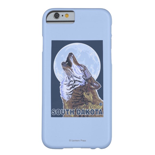 Capa Para iPhone, Case-Mate Lobo cinzento HowlingSouth Dakota (Verso)