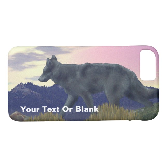 Capa Para iPhone, Case-Mate Lobo de Alto País (Verso (Horizontal))
