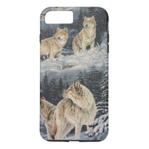 Capa iPhone 8 Plus/7 Plus Lobos de inverno