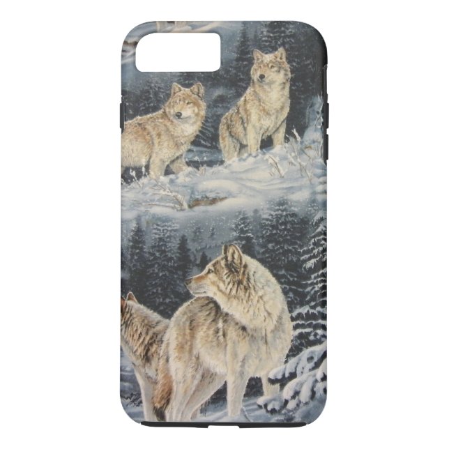 Capa Para iPhone, Case-Mate Lobos de inverno (Verso)