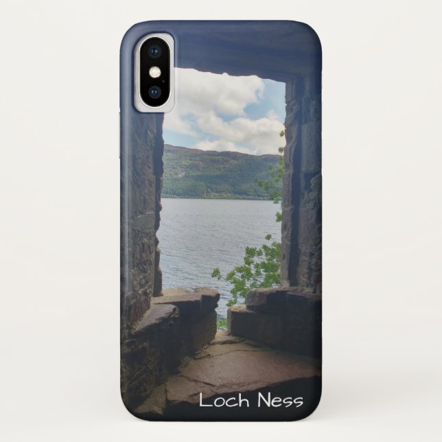 Capa Para iPhone, Case-Mate Loch Ness visto do Castelo Urquhart (Verso)