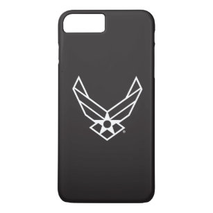 Capa Para iPhone Da Case-Mate Logotipo da força aérea de Estados Unidos - preto