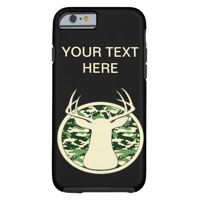 CAPA PARA iPhone, Case-Mate  LOGOTIPO DO FANFARRÃO DE CAMO (Verso)