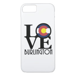 Capa iPhone 8/ 7 LOVE Burlington Colorado