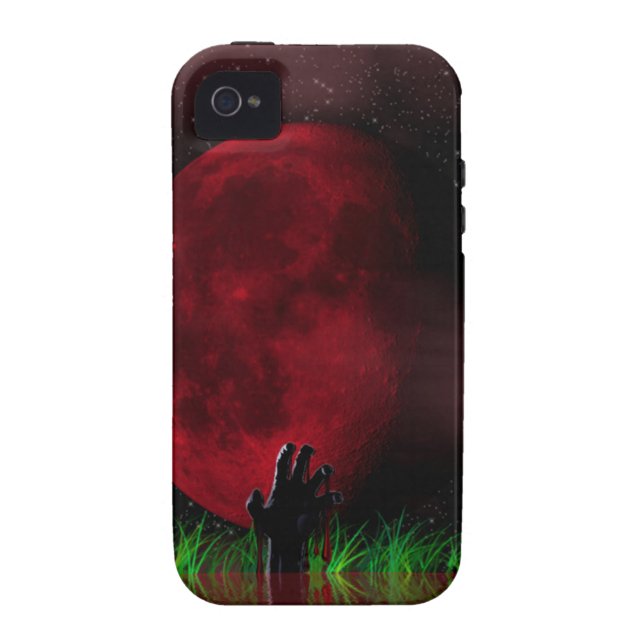 Capa Para iPhone, Case-Mate Lua do zombi (Traseira)