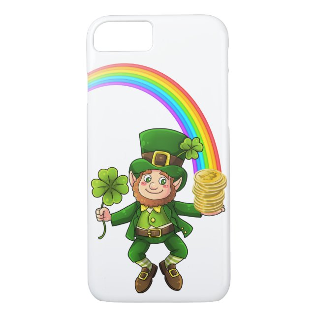 Capa Para iPhone, Case-Mate Lucky Bitmoney Rainbow Leprechaun (Verso)