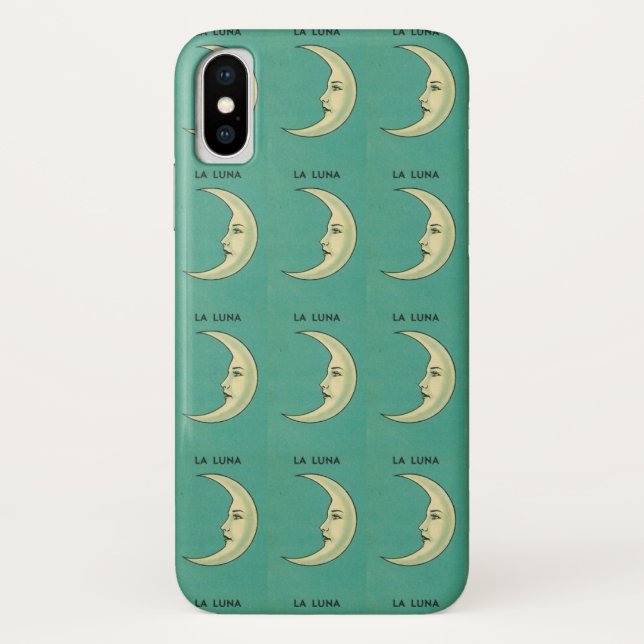 Capa Para iPhone, Case-Mate Luna verde-amarela-da-lua (Verso)