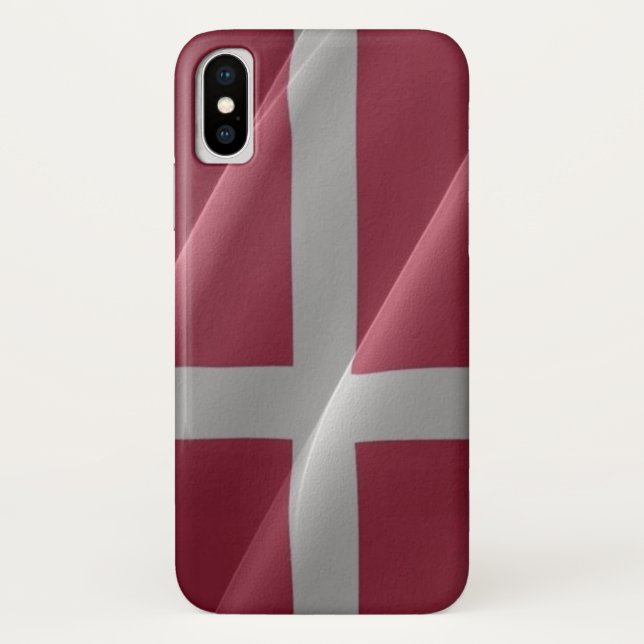 Capa Para iPhone, Case-Mate Luz de bandeira da Dinamarca - (Verso)