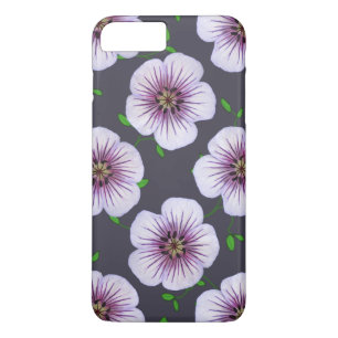 Capa Para iPhone Da Case-Mate Luz do jardim - flor azul do gerânio em alguma co