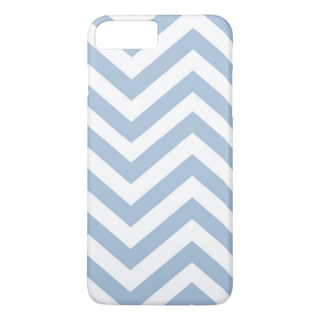 Capa Para iPhone, Case-Mate Luz - Grunge azul Chevron Textured (Verso)