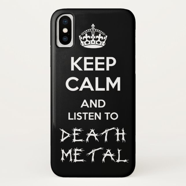 Capa Para iPhone, Case-Mate \m/ Death Metal \m/ (Verso)