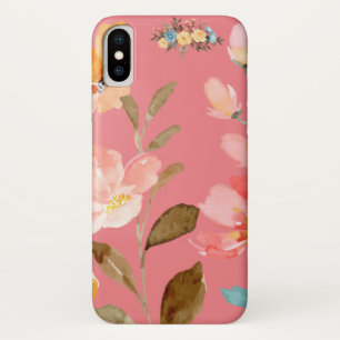 Capa Para iPhone Da Case-Mate Maçã Cor de Água Rosa Elegante Monograma