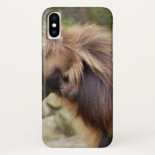 Capa Para iPhone X Macaco Loitering